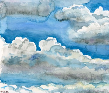 Aquarell | Studie | Wolken | 2012